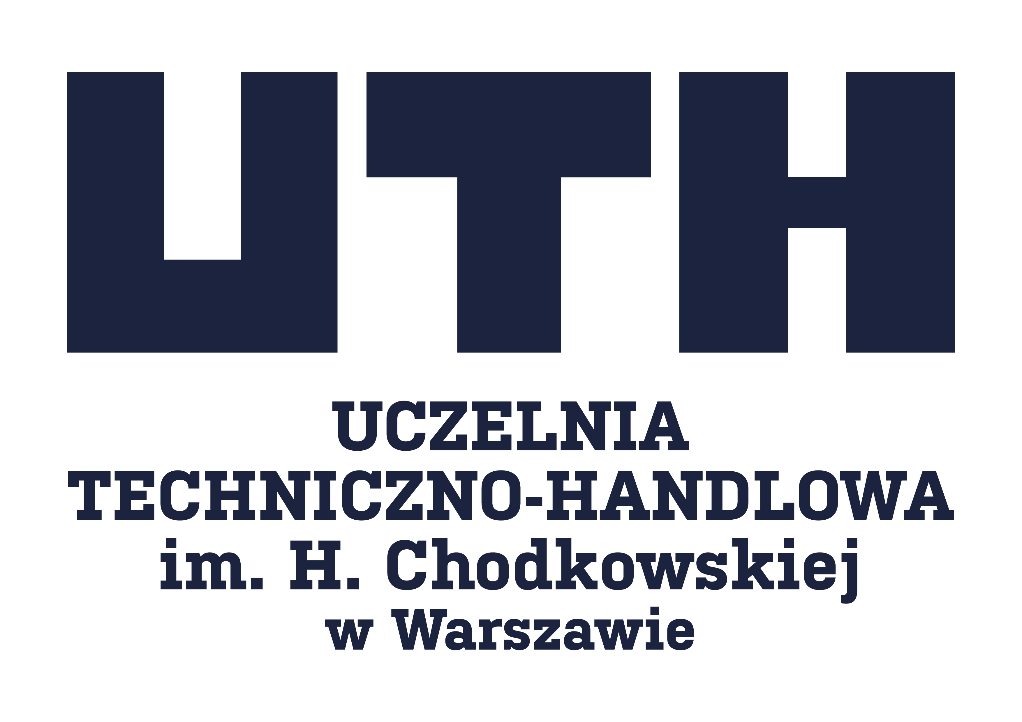 uth logotyp pion granat wwa